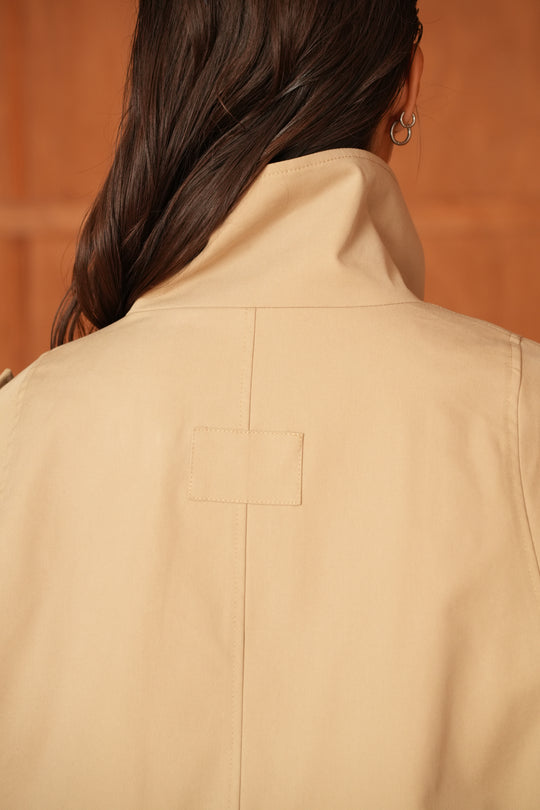 Veste trench Col montant v26099
