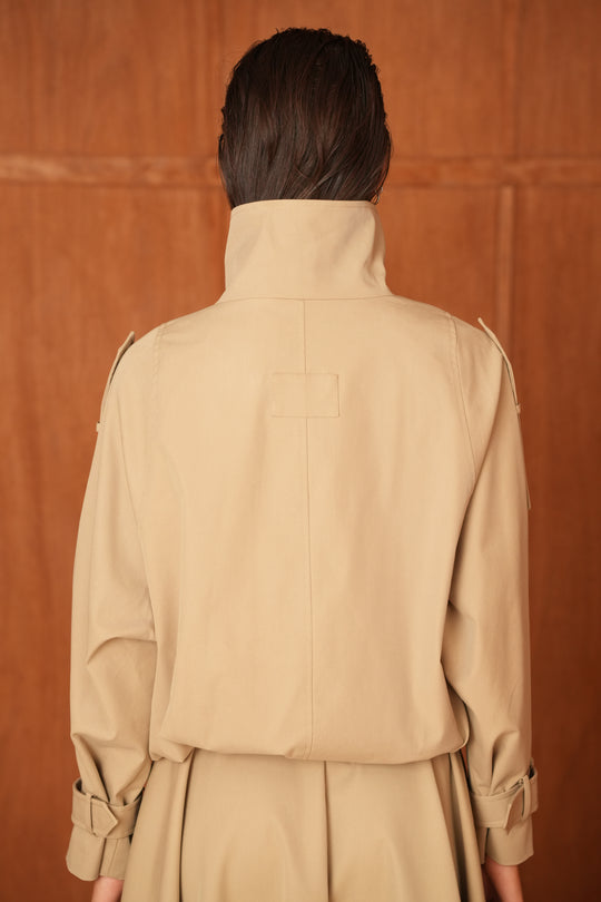 Veste trench Col montant v26099
