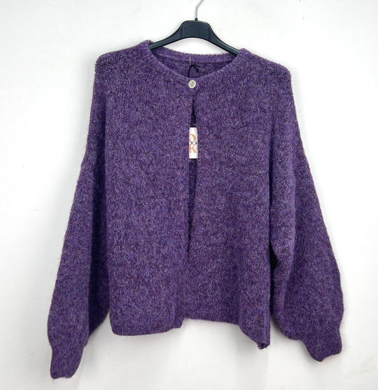 Pull gilet bouton 11906