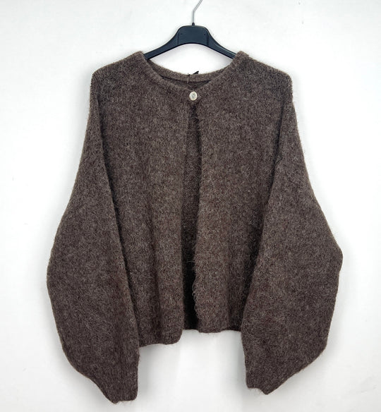 Pull gilet bouton 11906