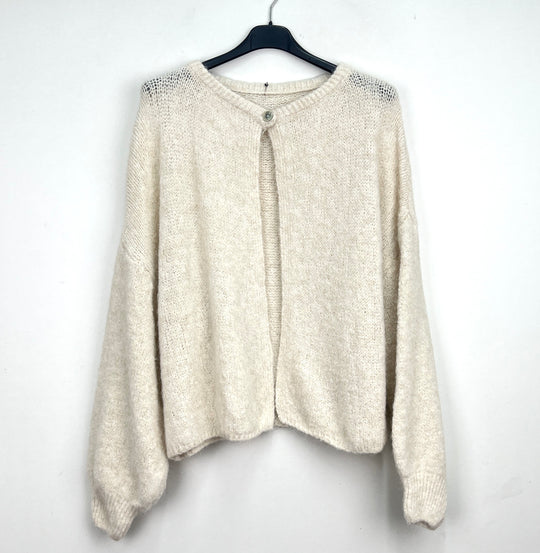 Pull gilet bouton 11906