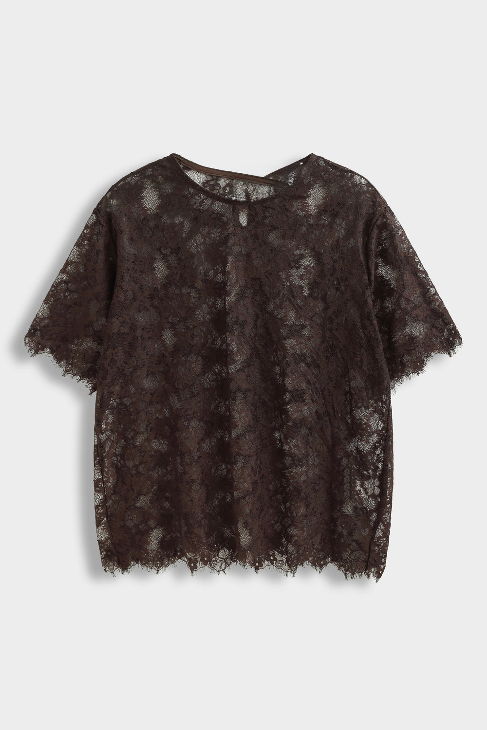 Top dentelle transparente Choco PP1027