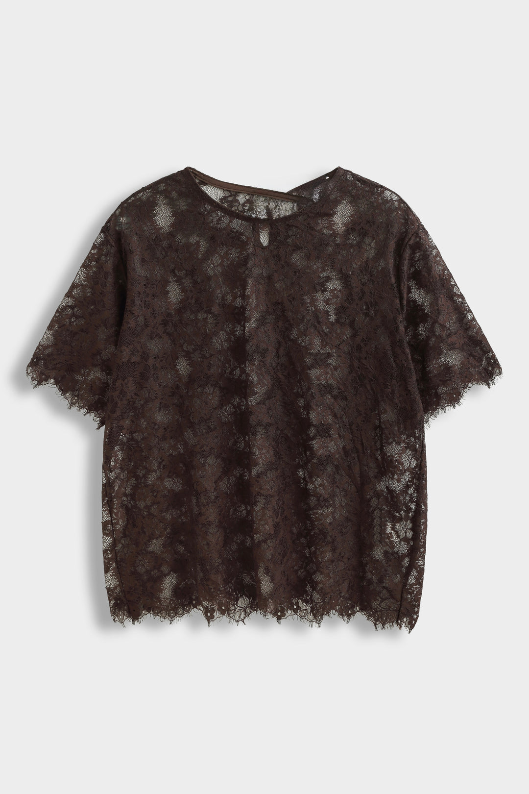 Top dentelle transparente Choco PP1027
