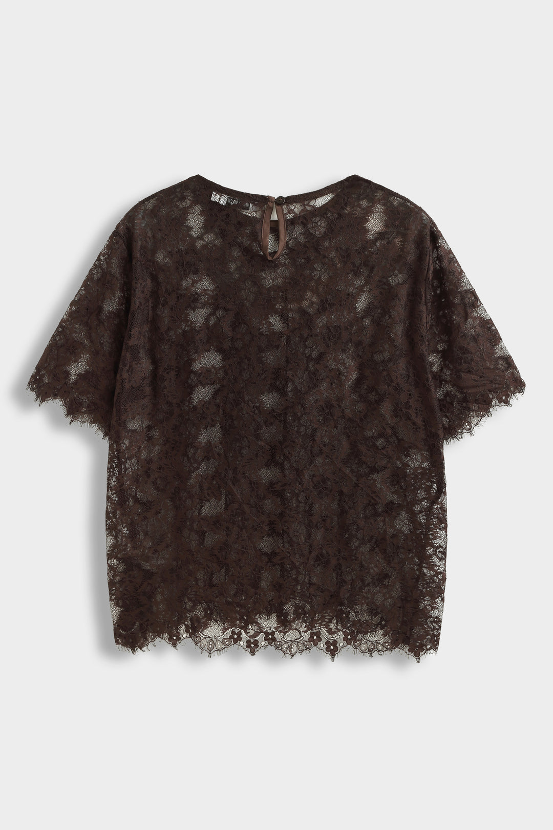 Top dentelle transparente Choco PP1027