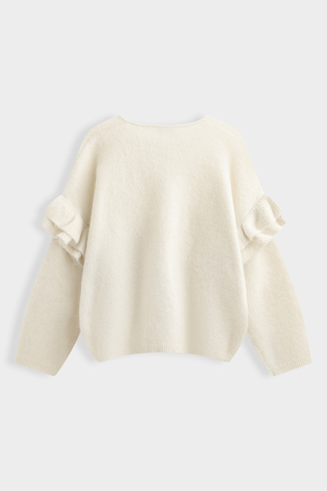 PULL manches volants 7115 Ecru