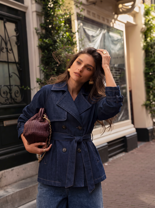 Veste trench jean M838