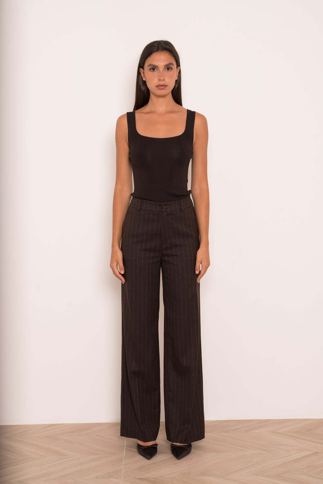 Pantalon rayure Choco P26173