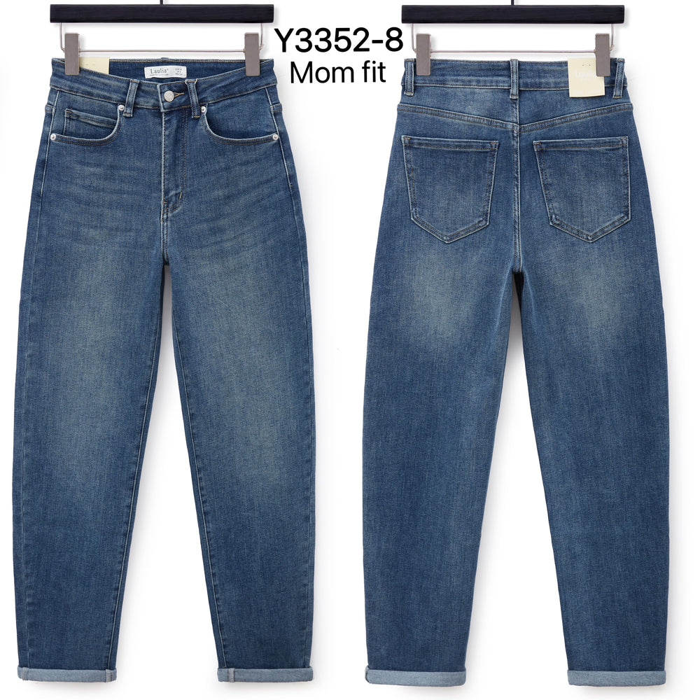Jean mom Bleu Y3352-8