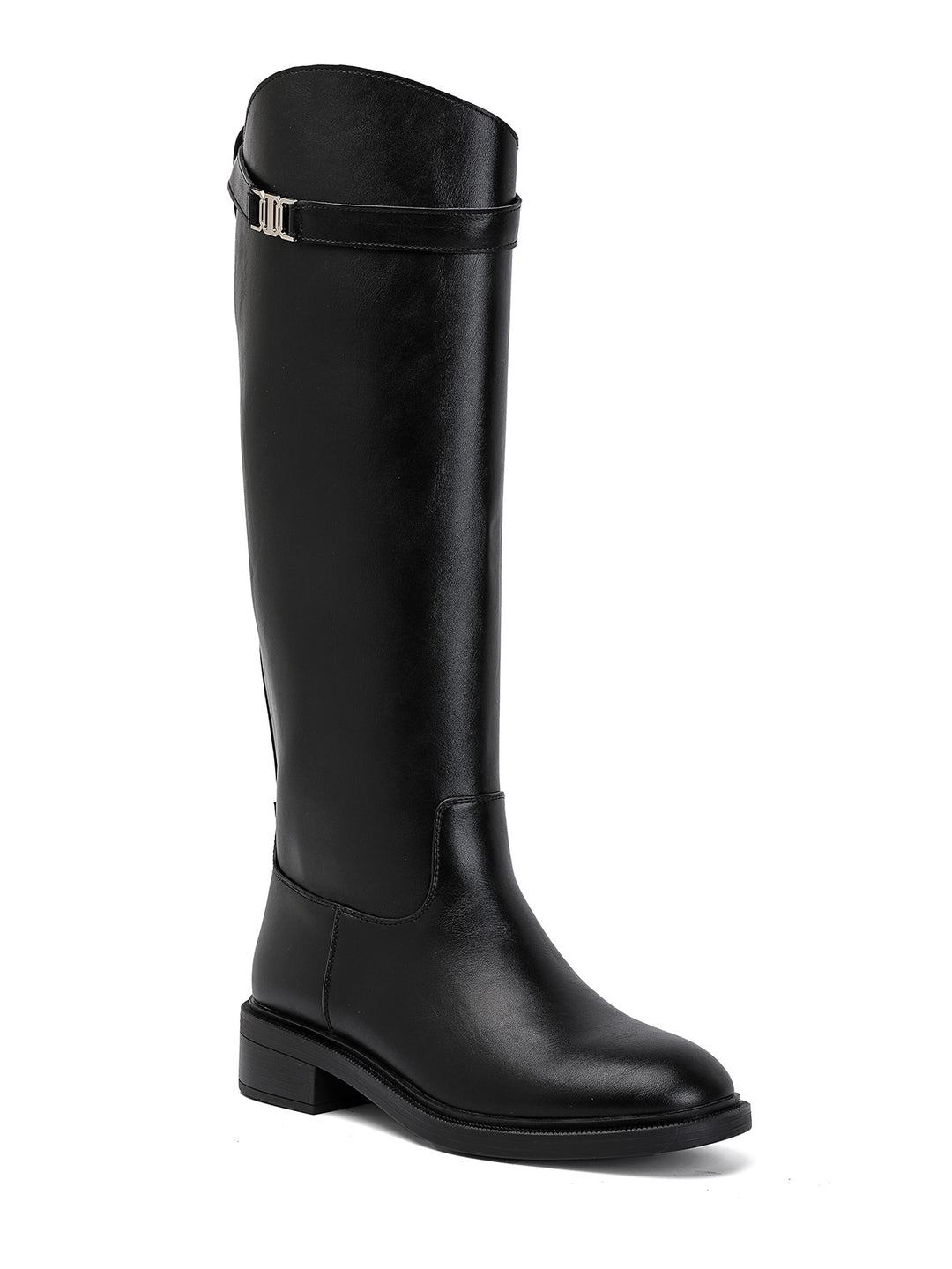Bottes similicuir ceinture Noir 5301