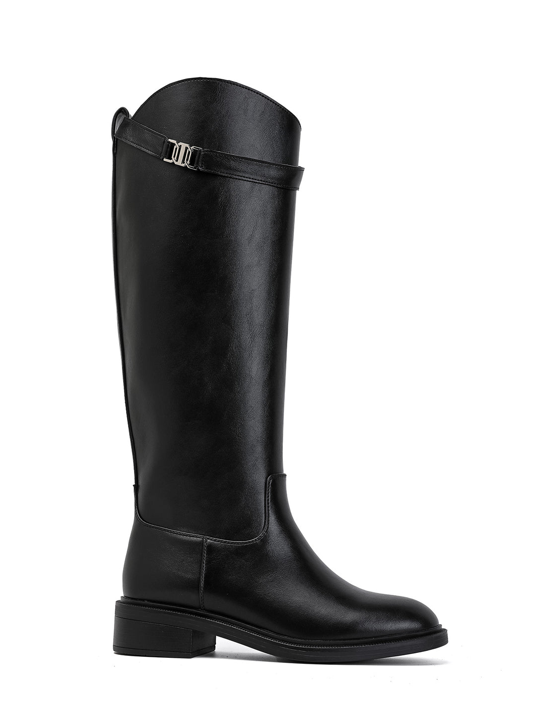 Bottes similicuir ceinture Noir 5301