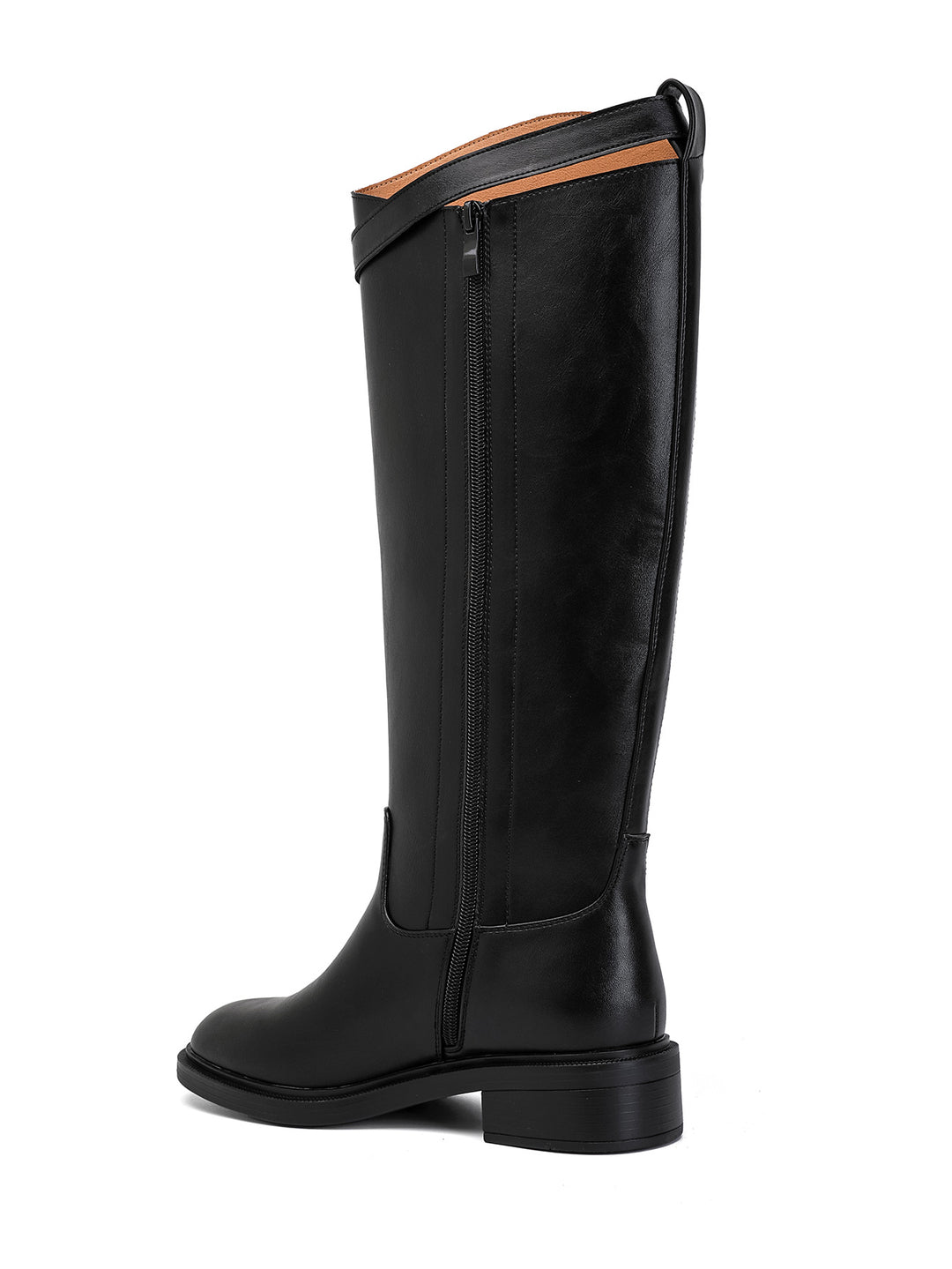 Bottes similicuir ceinture Noir 5301