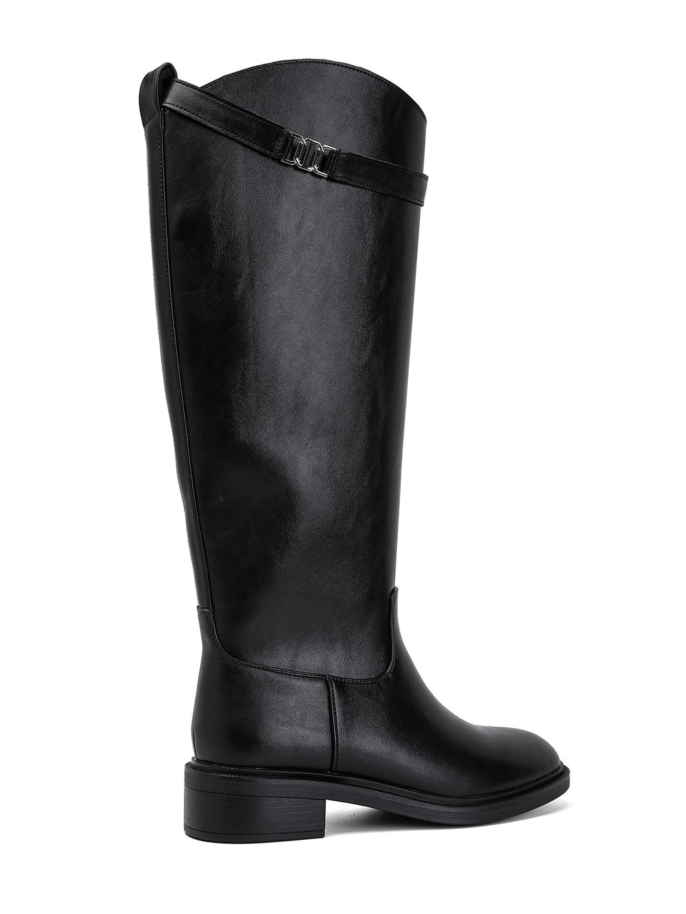 Bottes similicuir ceinture Noir 5301
