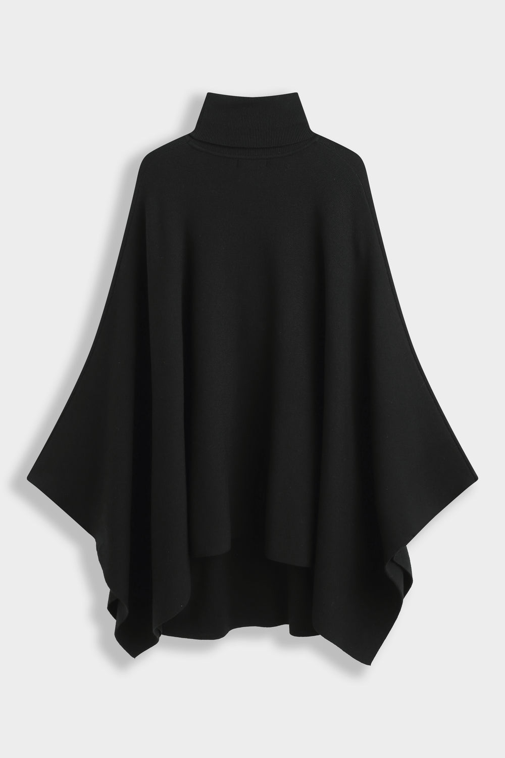 Pull poncho col roulé 91060 Noir