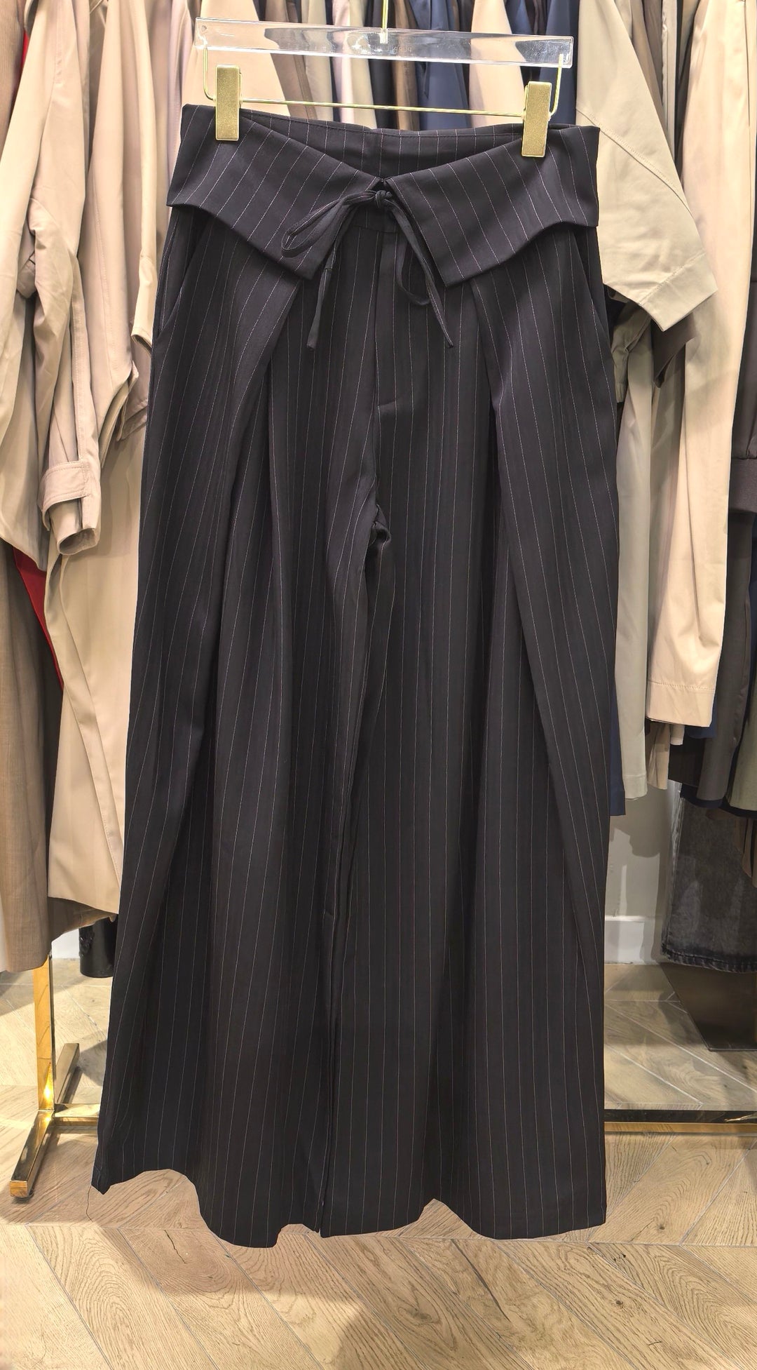 Pantalon rayure Noir IVAN