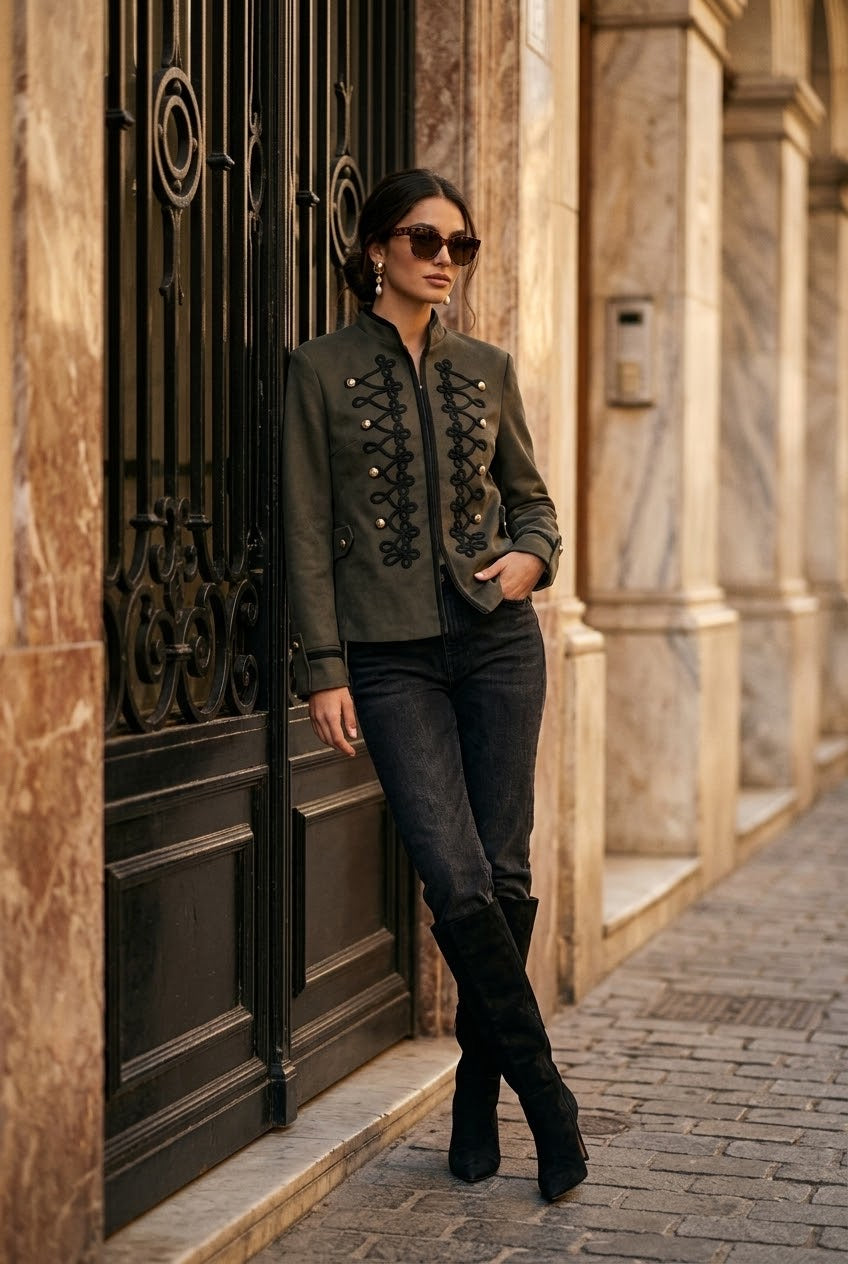 Veste officier kaki 7107