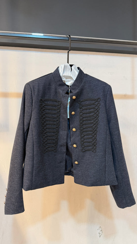 Veste officier bouton or Bleu Jean 7105