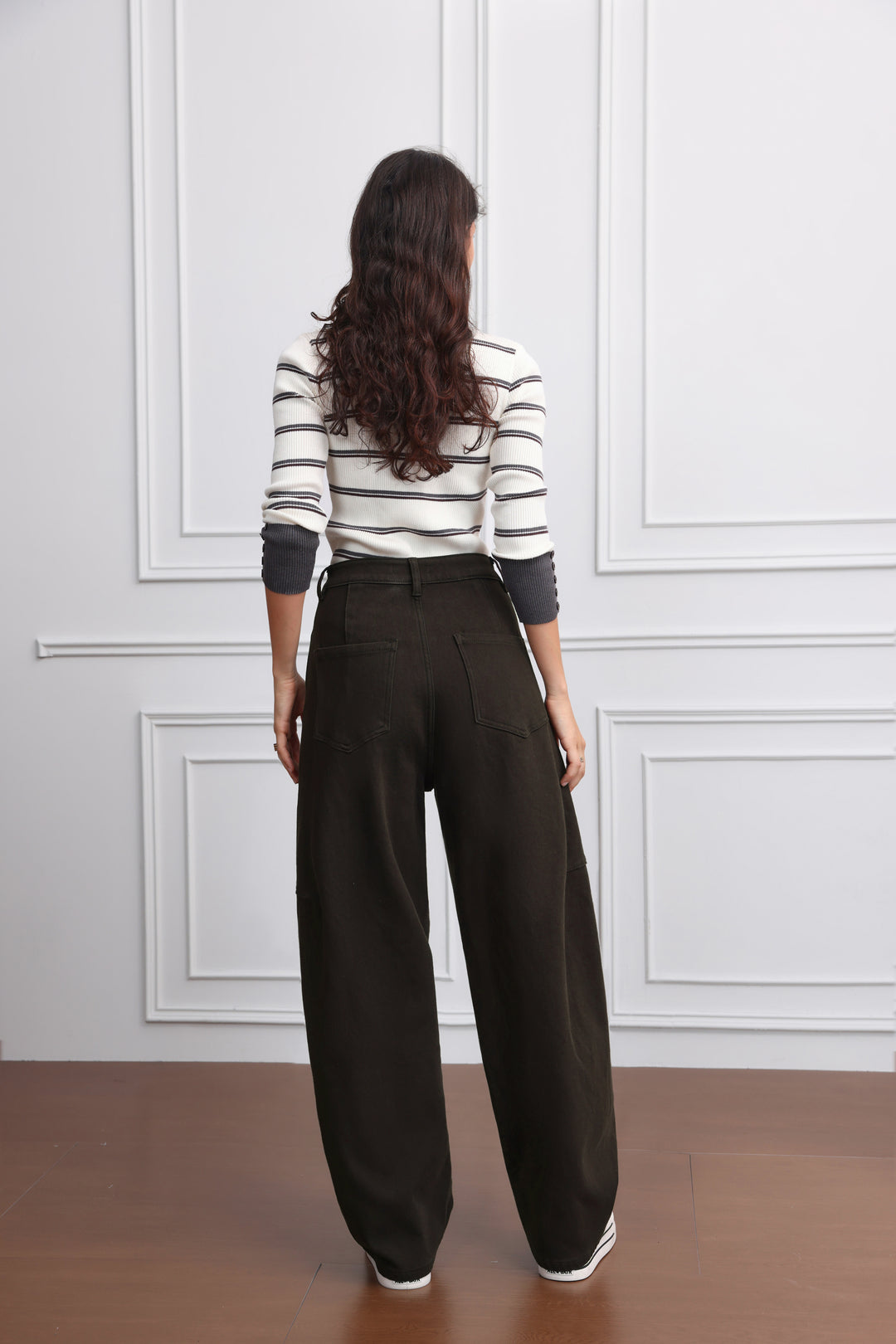 Jean ballon simple Choco Jw9776