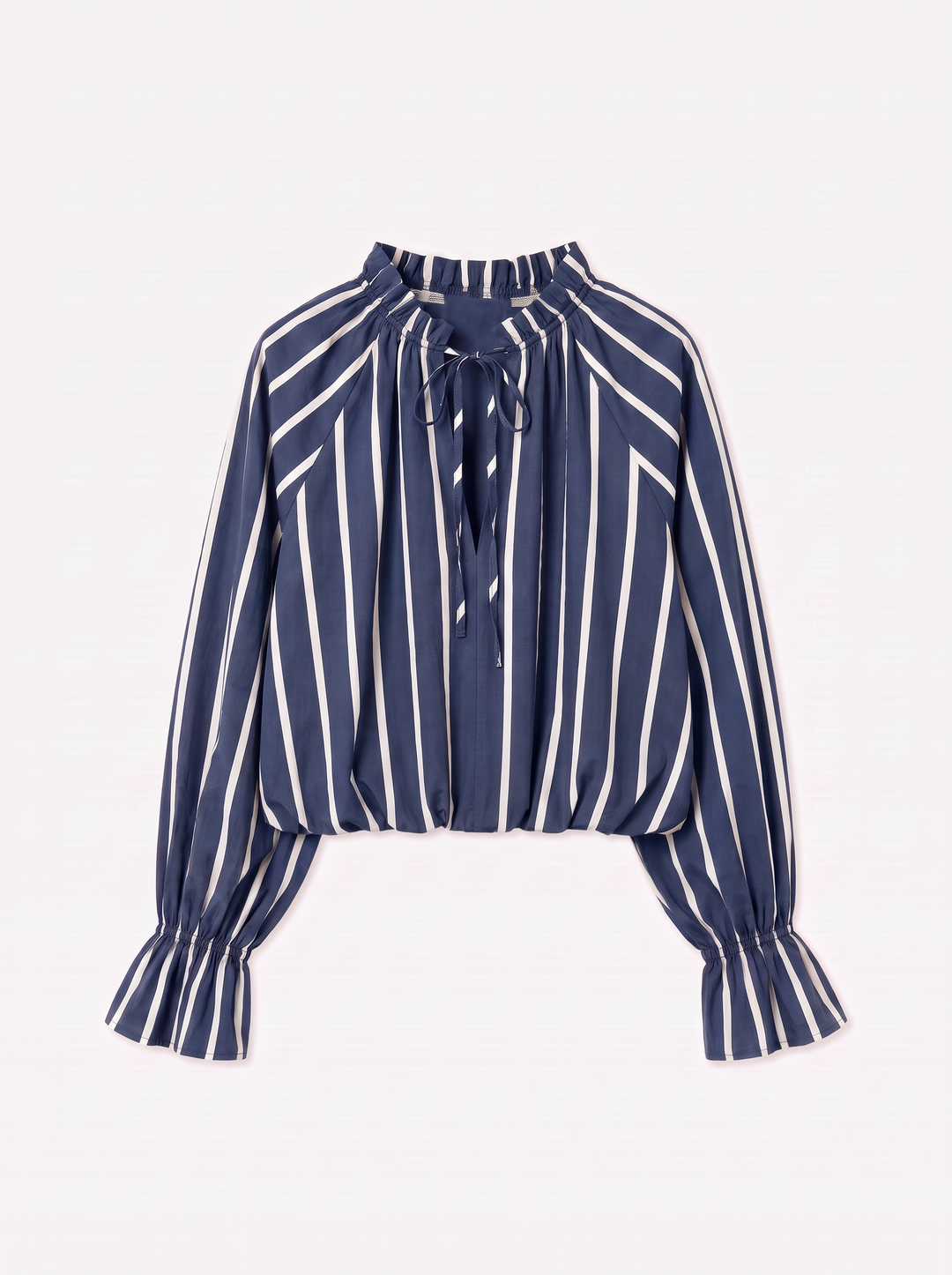 Blouse rayure bleu H3072