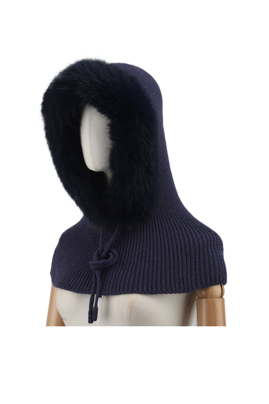 Echarpe cagoule fourrure 56011