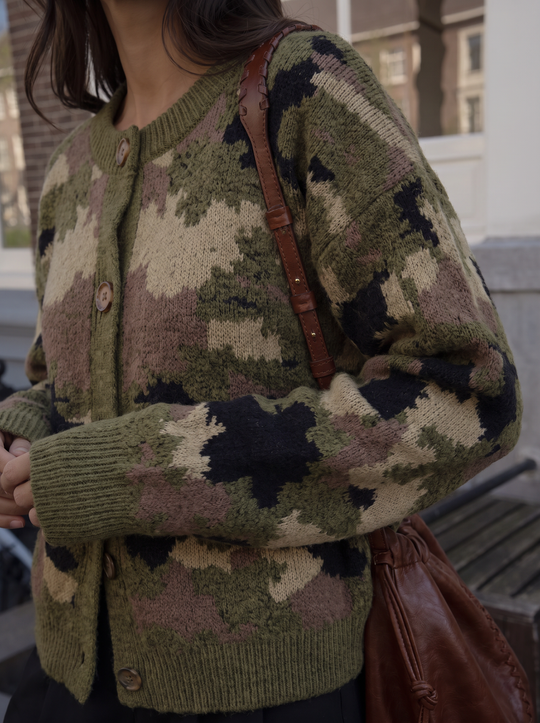 Gilet camouflage boutonné 2807