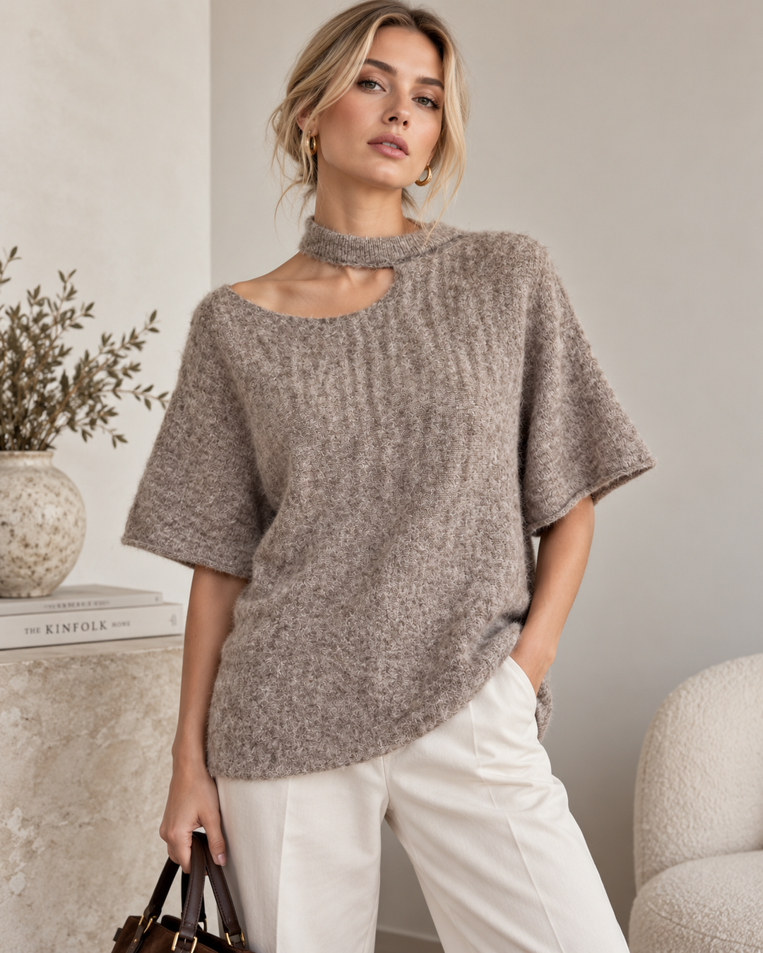 Pull épaules ouverte 26399