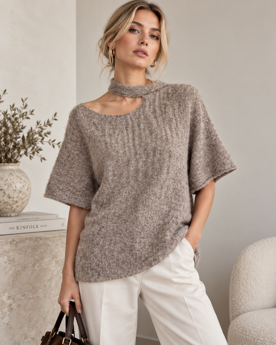 Pull épaules ouverte 26399