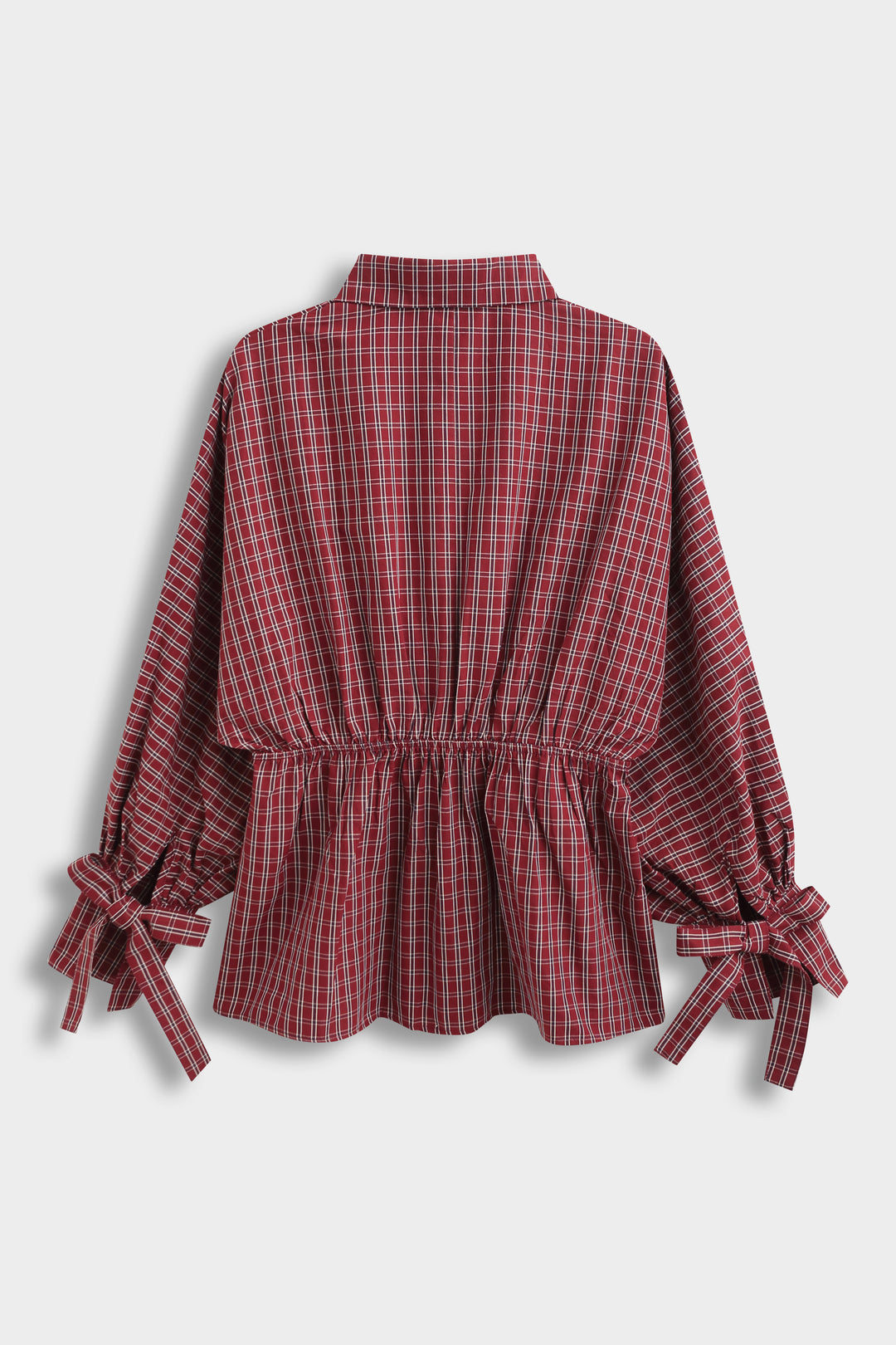 Blouse carreaux Bordeaux 9773