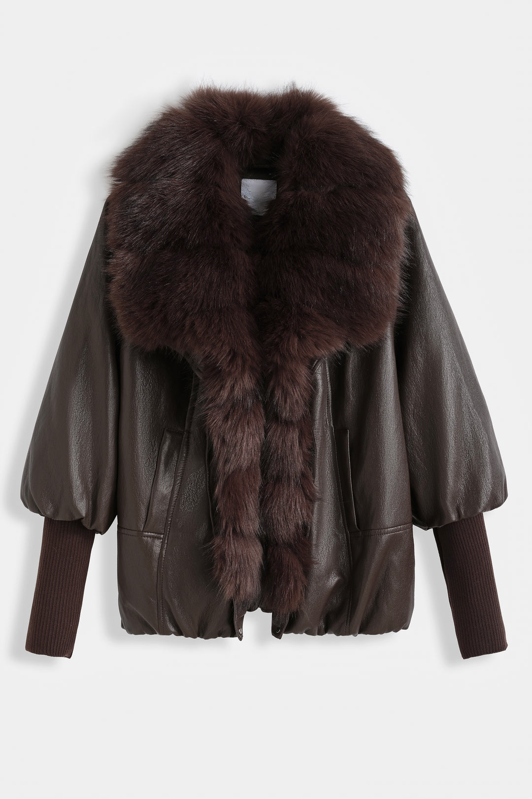 Veste similicuir grand col Choco CV2228