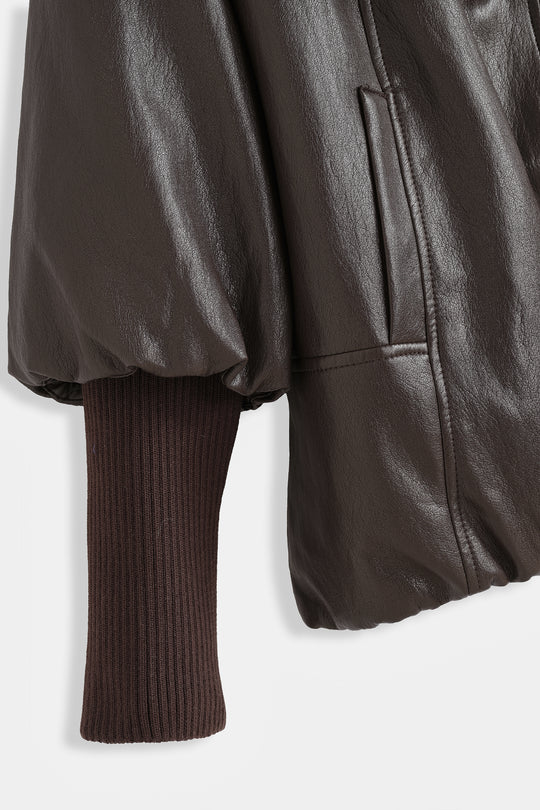 Veste similicuir grand col Choco CV2228
