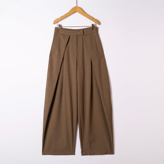 Pantalon pince rayure Camel ZP1424
