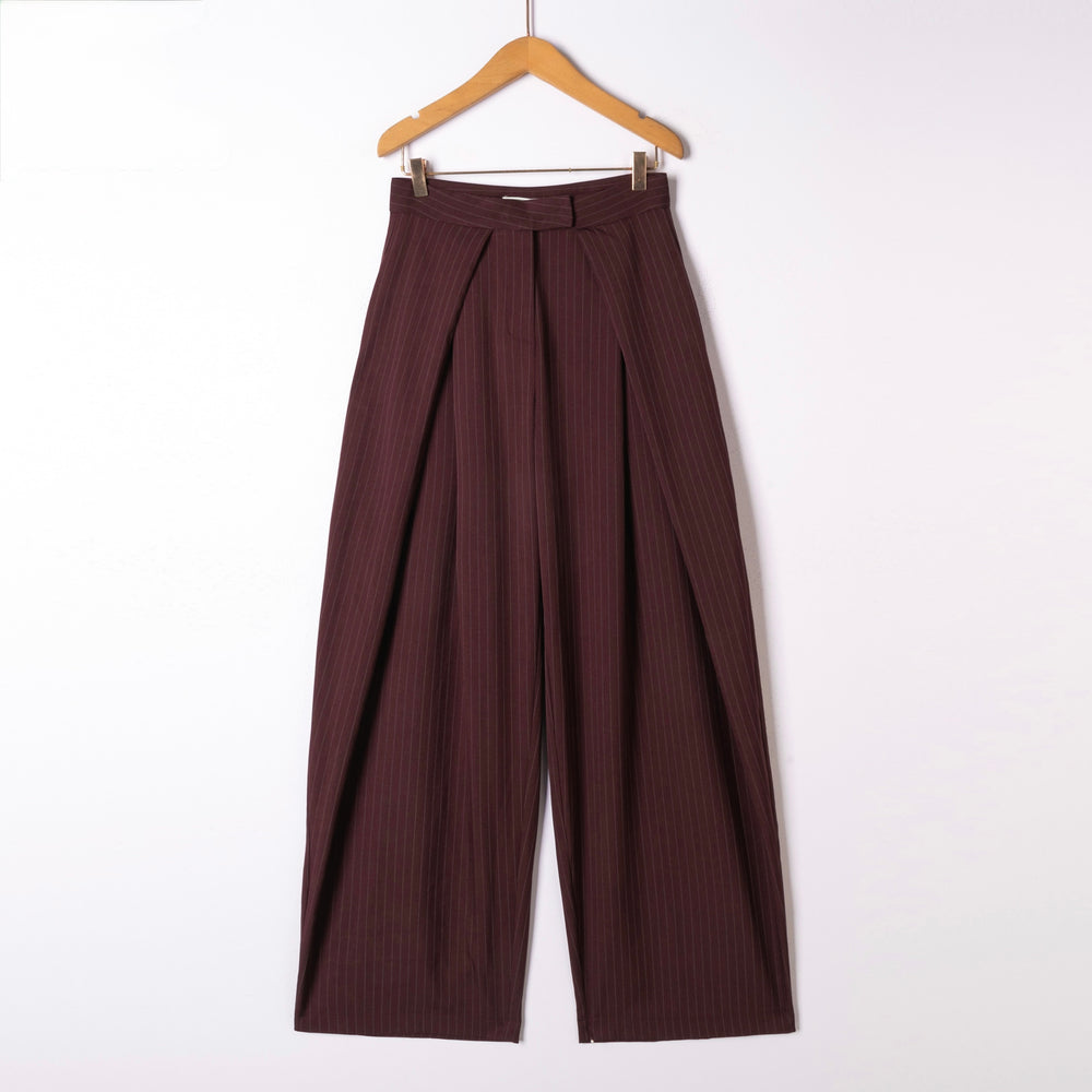 Pantalon pince rayure Bordeaux ZP1424