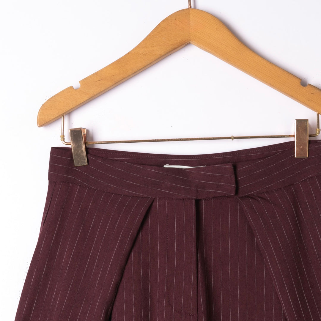 Pantalon pince rayure Bordeaux ZP1424