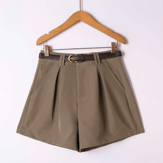 Short ceinture Taupe Zp1443