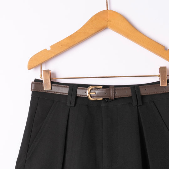 Short ceinture Noir Zp1443