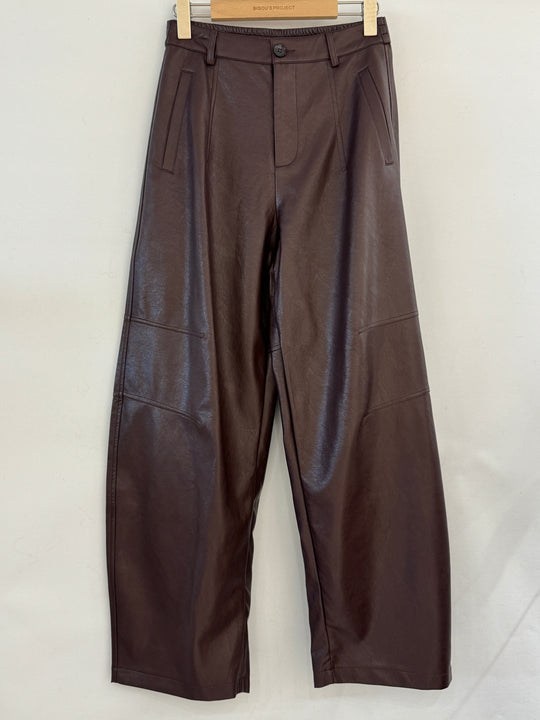 Pantalon Ballon similicuir 7531 Bordeaux