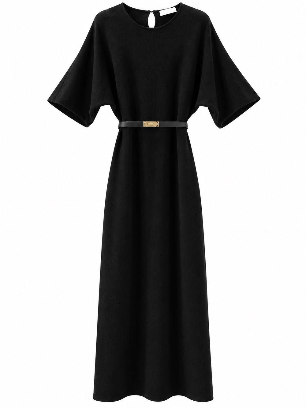 Robe Pull ceinture 93052 Noir