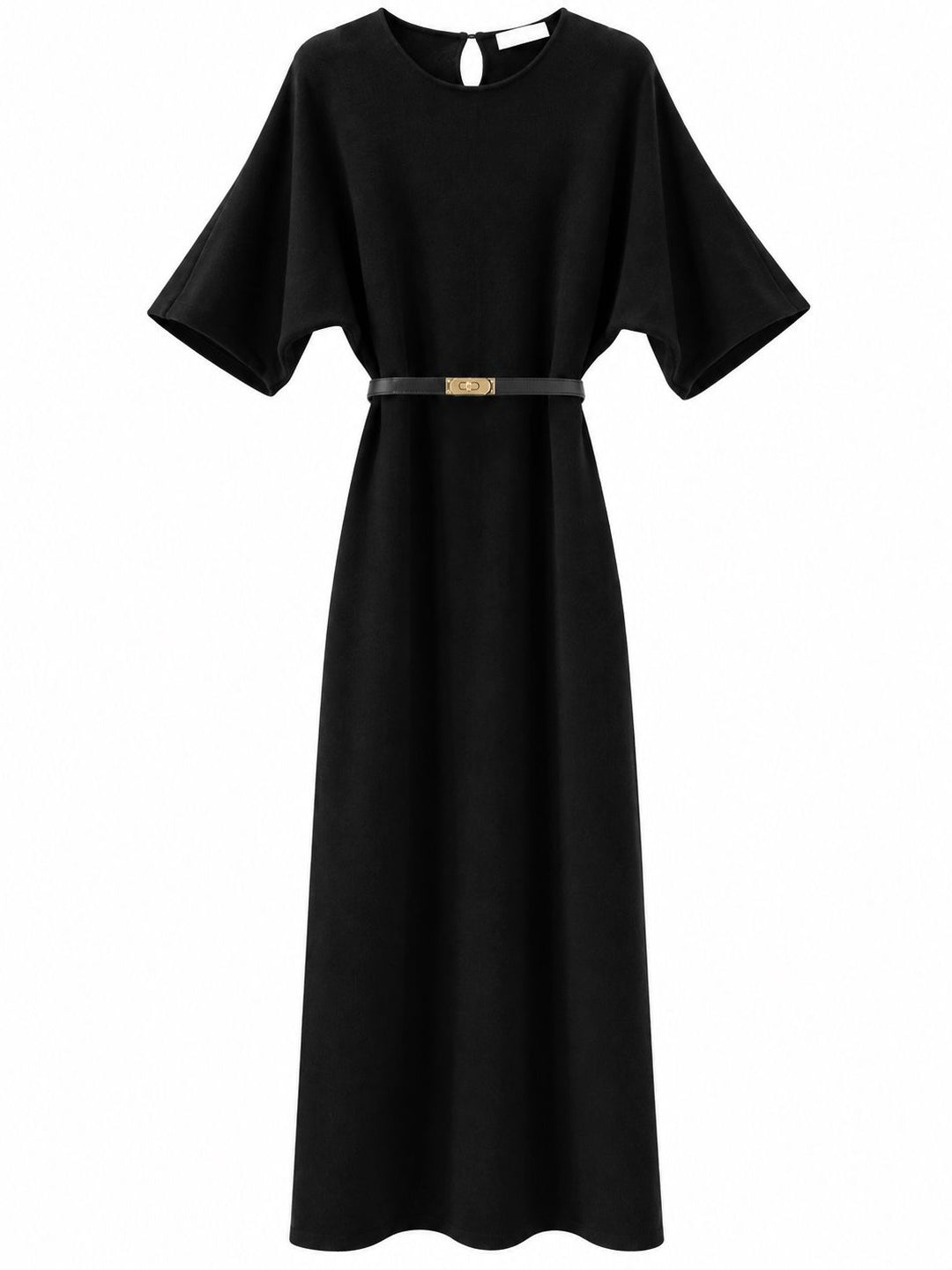 Robe Pull ceinture 93052 Noir
