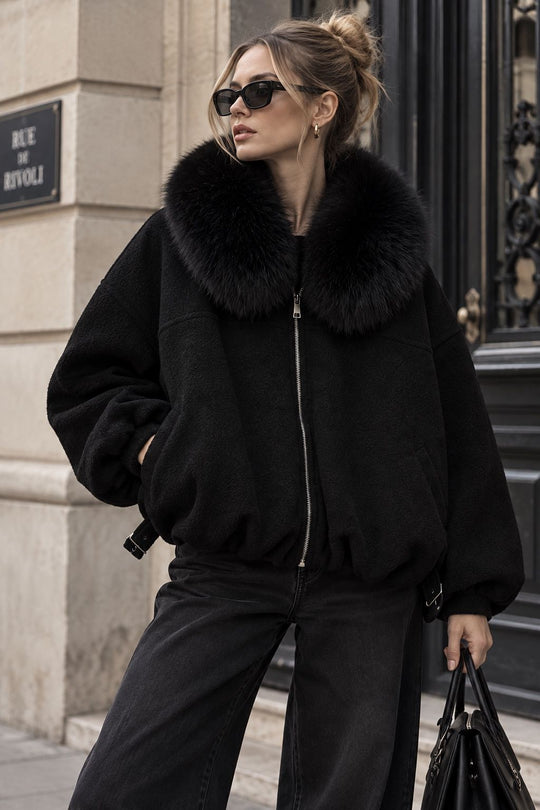 Bombers lainer col Noir 202349