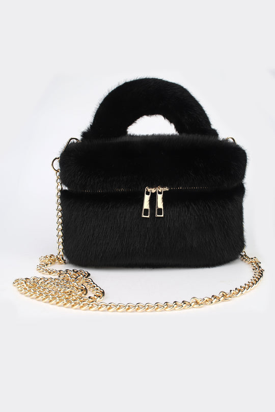 Petit Sac fourrure uni 15719