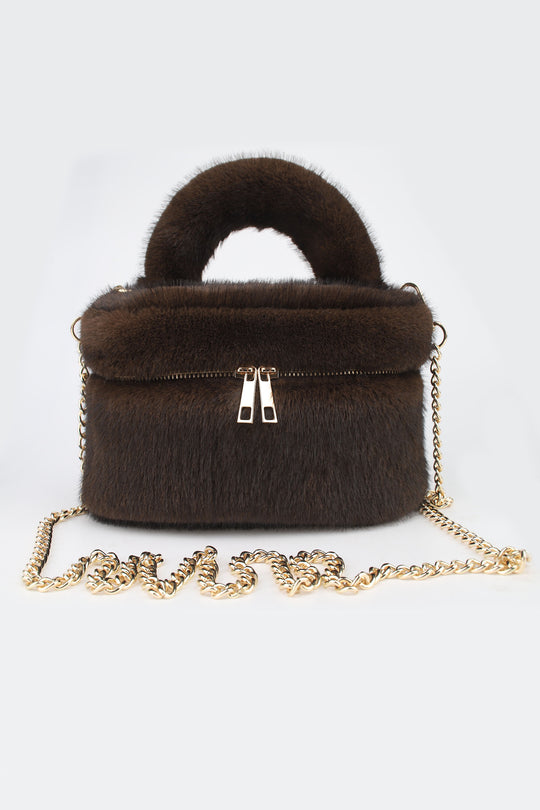 Petit Sac fourrure uni 15719