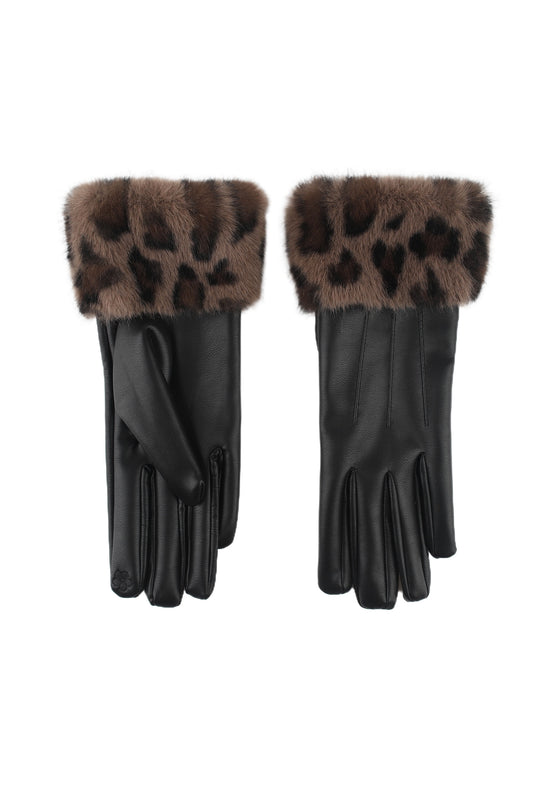 Gant similicuir fourré 92031