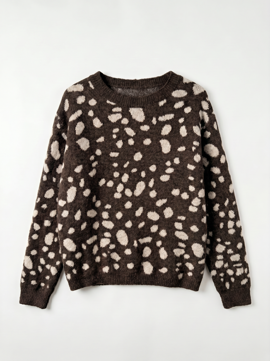 Pull Bambi dos boutons 2766 Choco