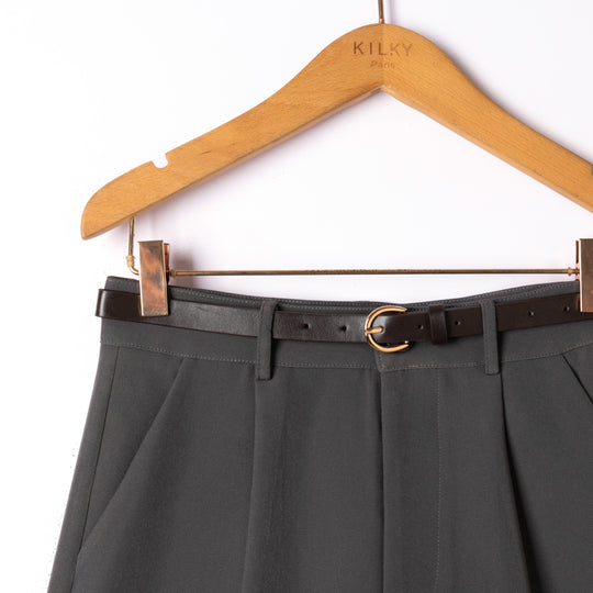 Short revert ceinture Gris Zp1449