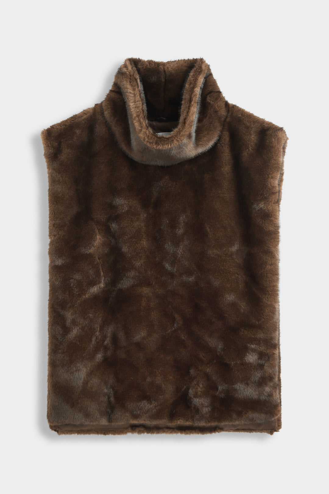 Gilet fourure sans manche Choco