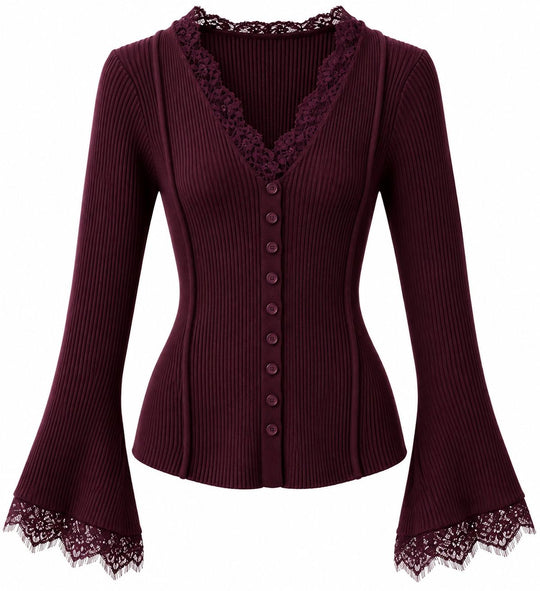 Pull évasé aux dentelles 93013 Bordeaux