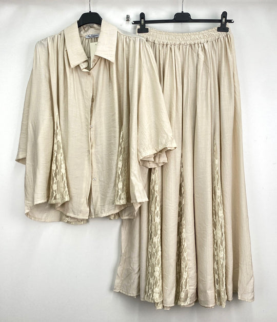 Ensemble BEIGE dentelles 4743