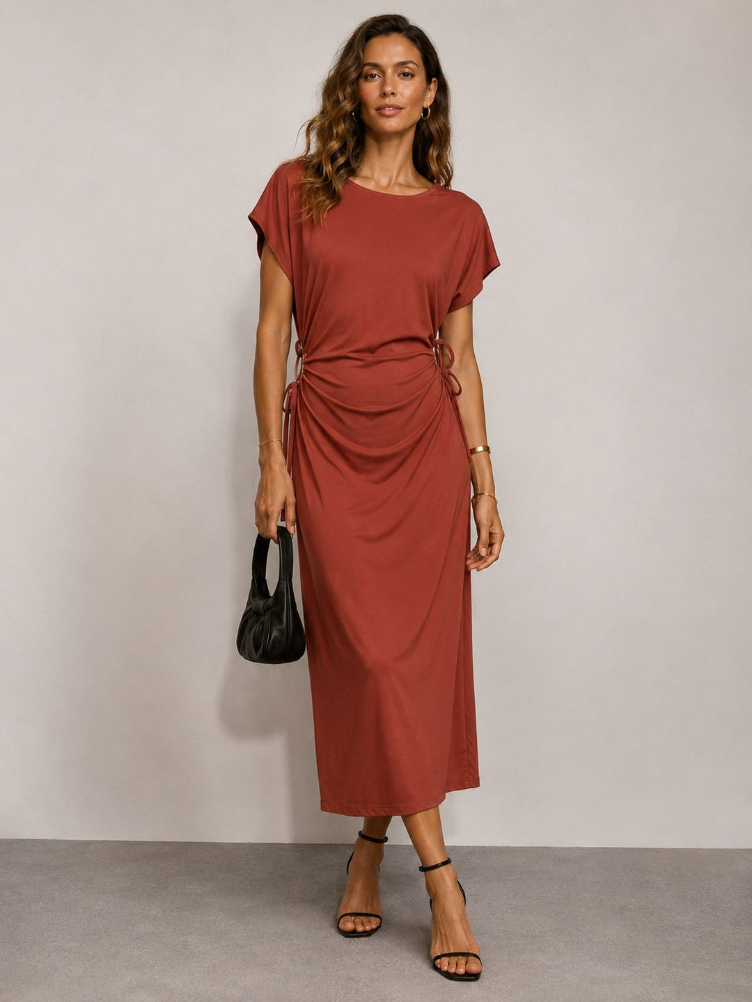 Robe longue cintré TERRA COTA 50767
