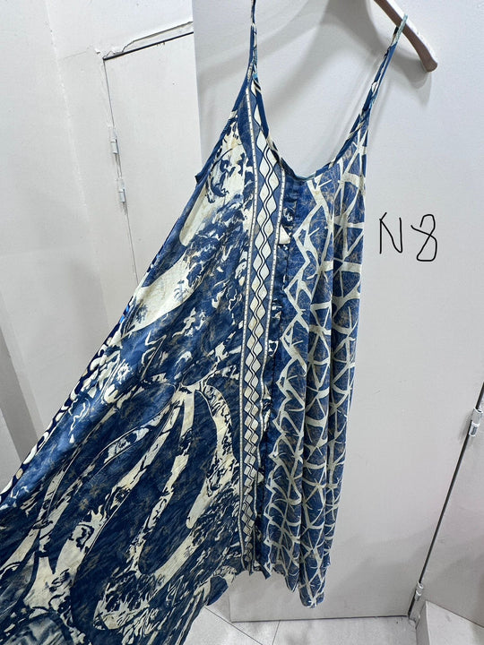 Robe imprimée patchwork loose