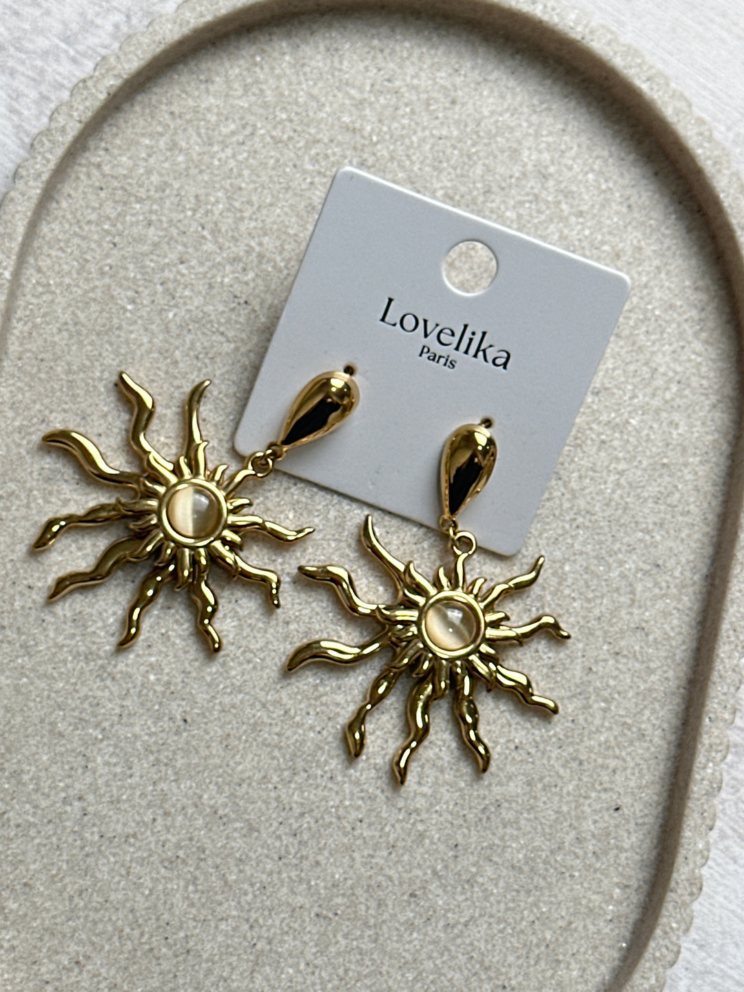 Boucles d'oreilles Gros soleil