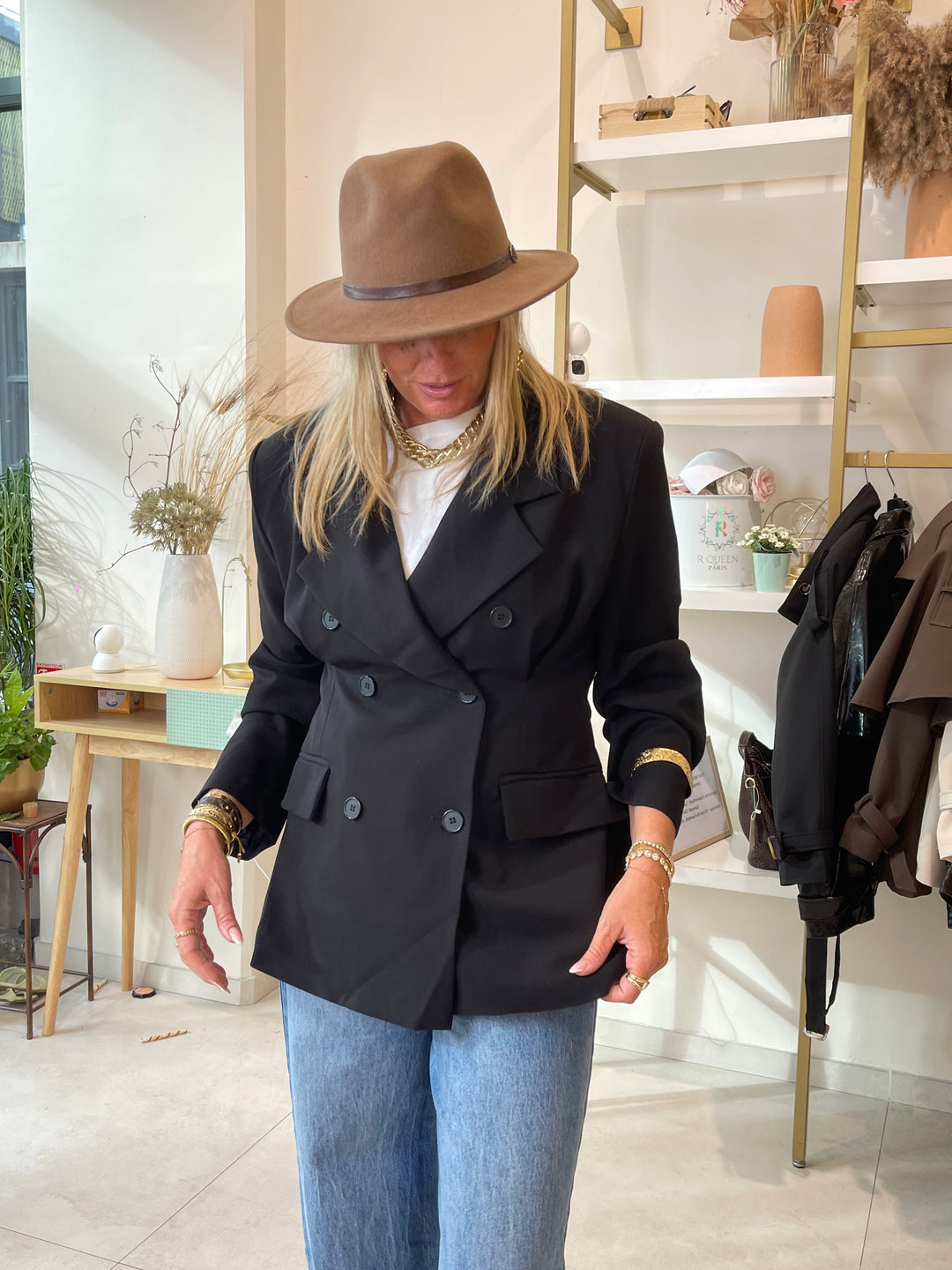 Blazer pinces Noir 26172-b